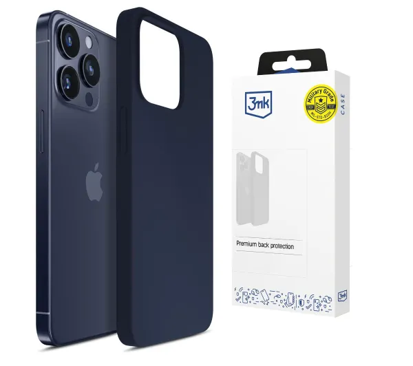 3mk Hardy Mellow Case do iPhone 16 Pro Max Granatowy