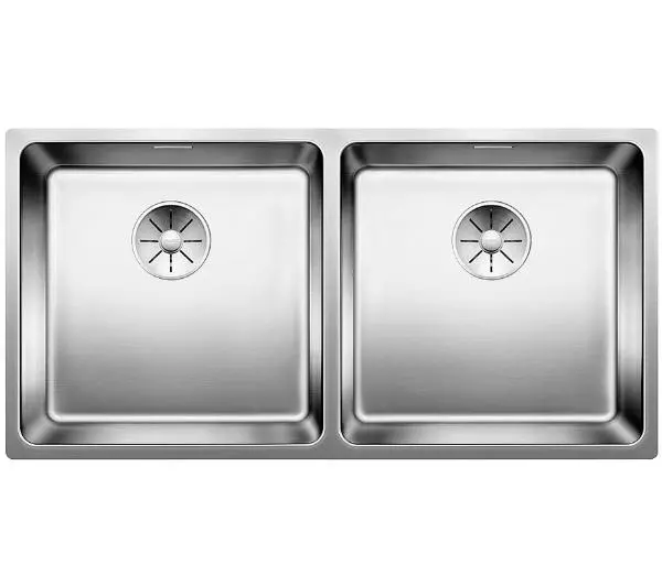 Zlewozmywaki kuchenne - Blanco ANDANO 400/400-U 522987 Stalowy Srebrny