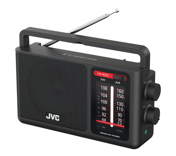 JVC RA-E435B Radio FM Czarny