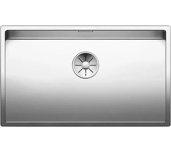 Zlewozmywaki kuchenne - Blanco CLARON 700-U 521581 Stalowy Srebrny