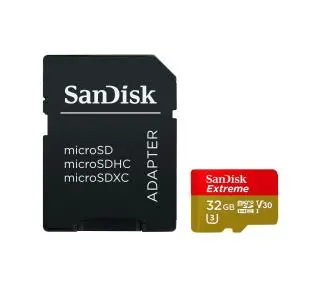 SANDISK Extreme microSDHC 32GB + adapter