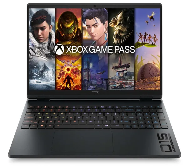 HyperX OMEN 15-gb0075nwx 15,3" 180Hz R5 240 16GB RAM 512GB Dysk SSD RTX5050 DLSS4 Win11 Czarny