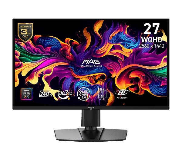 MSI Monitor MAG 274QP QD-OLED X24/26.5/FLAT/QD-OLED/WQHD/240Hz