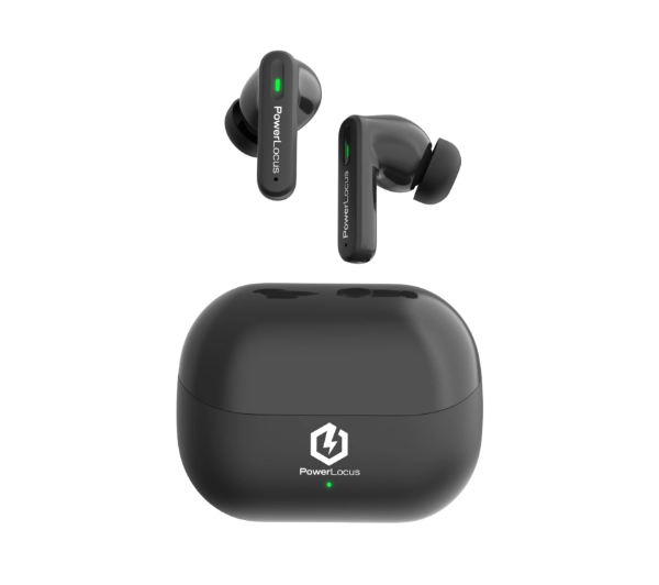 PowerLocus Fit ANC Dokanałowe Bluetooth 5.3 Czarny