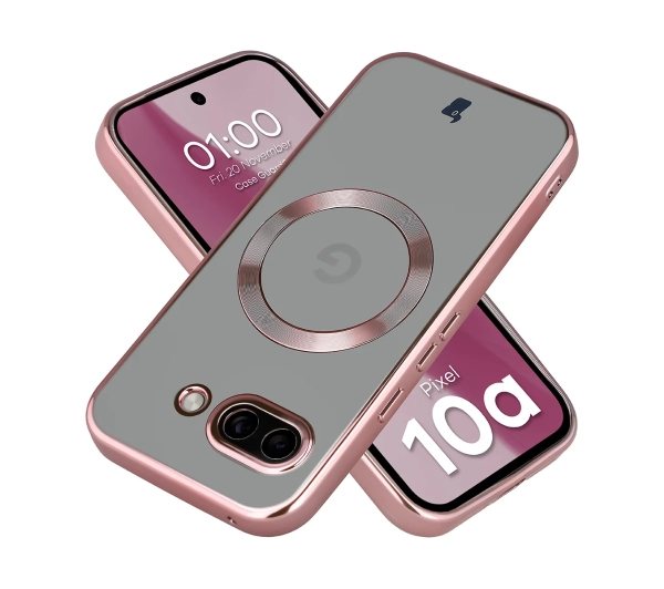 Bizon Case GuardO do Google Pixel 10a Jasnoróżowy