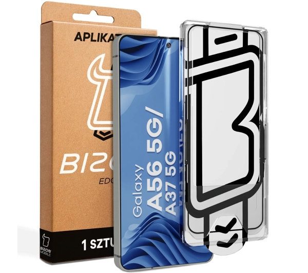 Bizon z ramką montażową Glass Aplikator Edge do Galaxy A56 5G / A37 5G 1 zestaw
