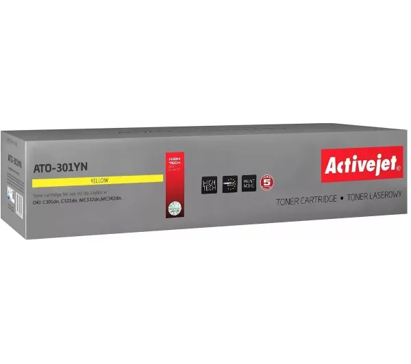 ActiveJet ATO-301YN (zamiennik 44973533) Żółty