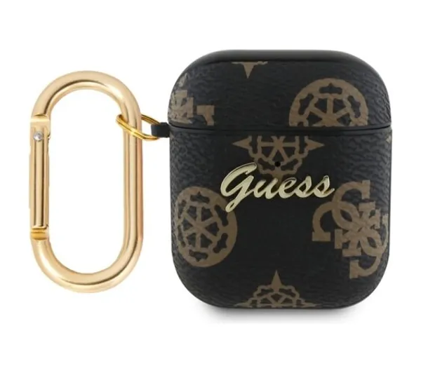 Guess 4G Hook do Apple AirPods 1/2 Czarny