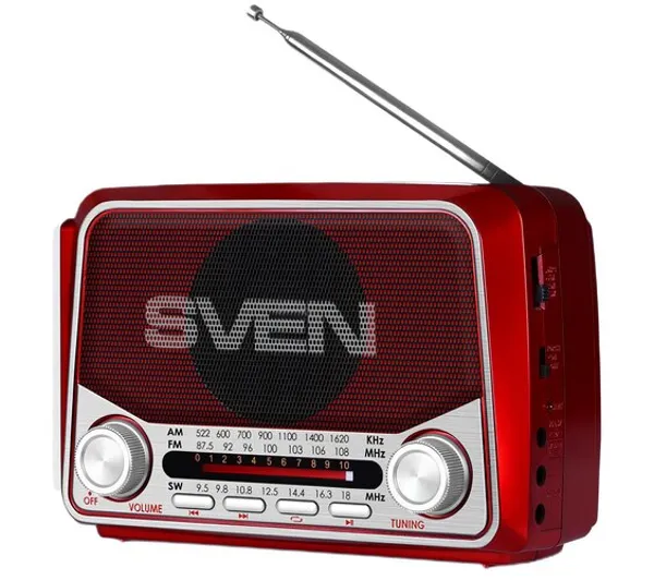 Sven SRP-525 Radio FM Czerwony