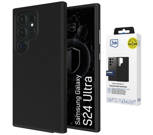 3mk Hardy Shockproof MagCase do Galaxy S24 Ultra Czarny