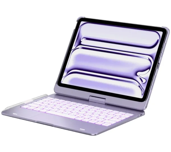 Typecase Flexbook Touch z klawiaturą do iPad Pro 11" Jasnofioletowy