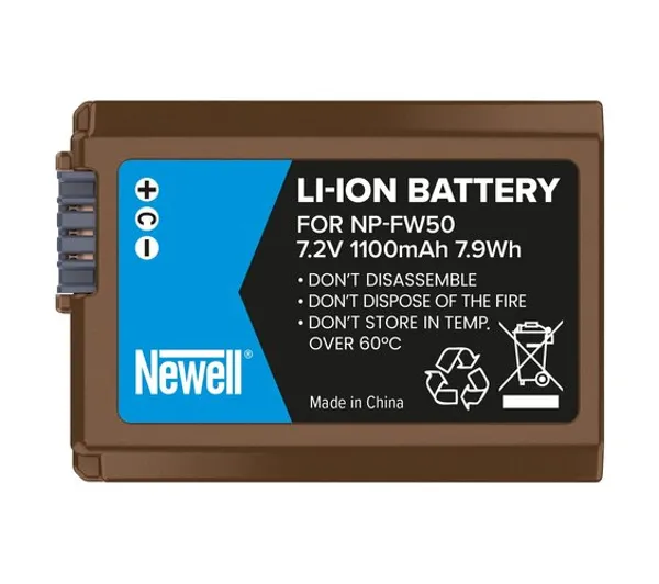 Bateria Akumulator Newell NP-FW50 do Sony A7 Nex A6400 A6500 A6000 Na Usb-c