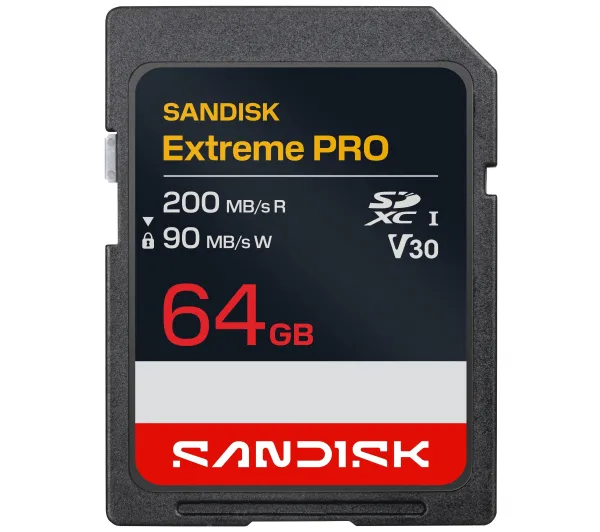 SANDISK Extreme PRO SDXC 64GB 90 MB/s