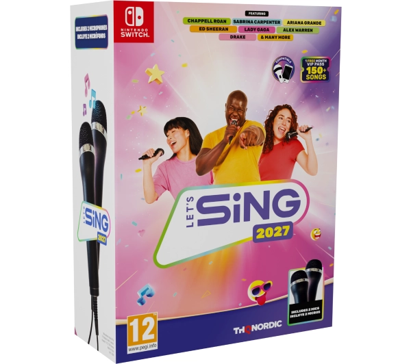 Let's Sing 2027 + 2 Mikrofony Gra na Nintendo Switch