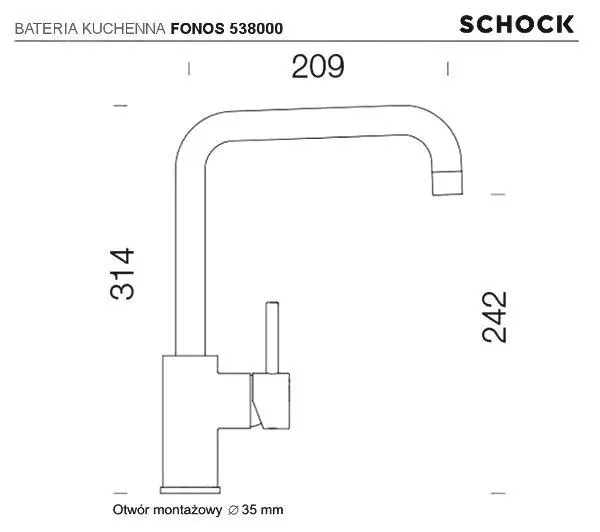 Schock Fonos 538000 Beżowy Mosiądz - DRUGI -30%, ALBO 4-TY -80% - Kup na Raty - RRSO 0%