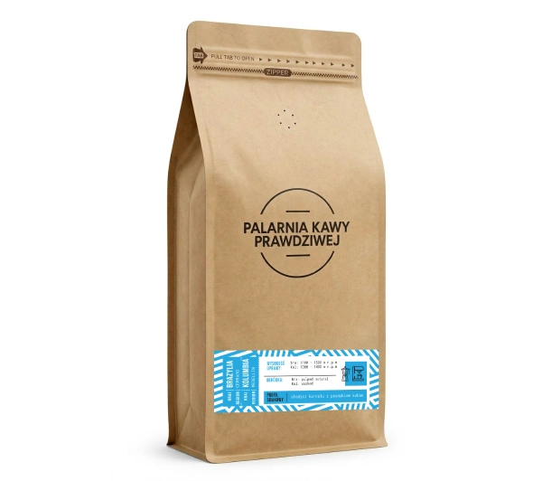 Palarnia Kawy Prawdziwej Brazylia Cerrado & Kolumbia Medellin 1kg
