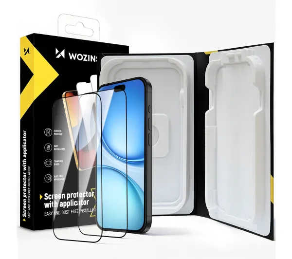 Wozinsky EasyFit Clear Glass na iPhone 18 Pro / 17 Pro 2 szt