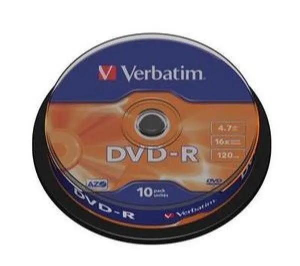 Verbatim DVD-R Matt Silver Cake Box 10szt.