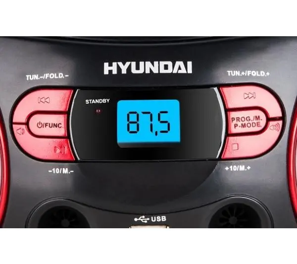 Hyundai TRC 533 AU3BR Czarno-czerwony