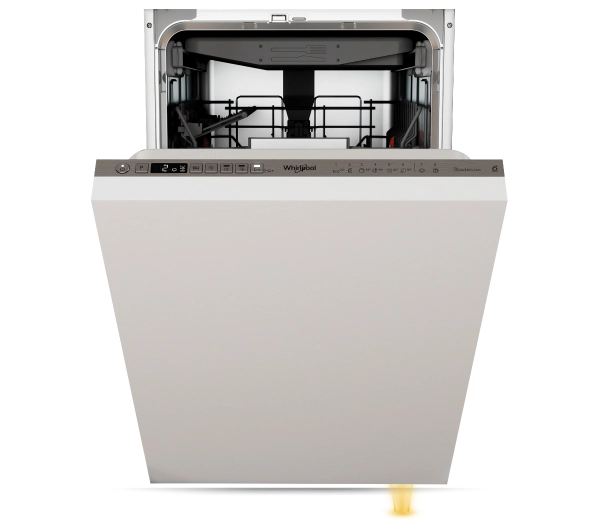 Zmywarki do zabudowy - Whirlpool WSIO 3O34 PFE X 44,8cm Automatyczne otwieranie drzwi Szuflada na sztućce
