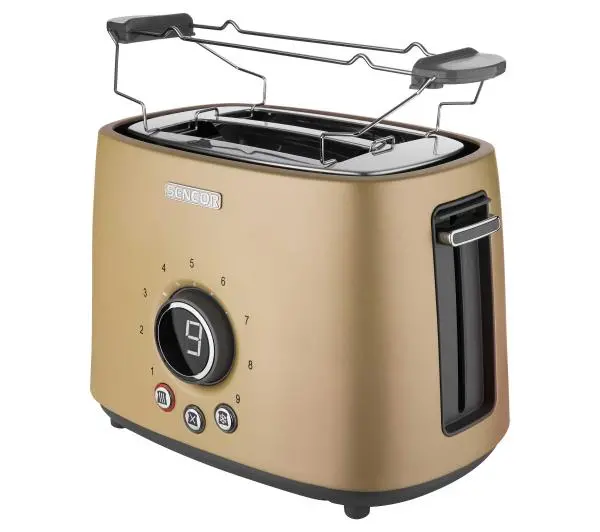 Tostery - Sencor STS 6057CH Ruszt do bułek Rozmrażanie 1000W