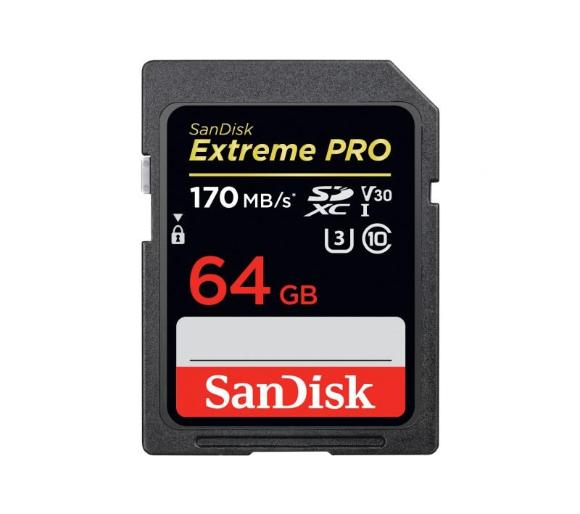 karta pamięci SanDisk Extreme Pro SDXC UHS-I V30 64GB