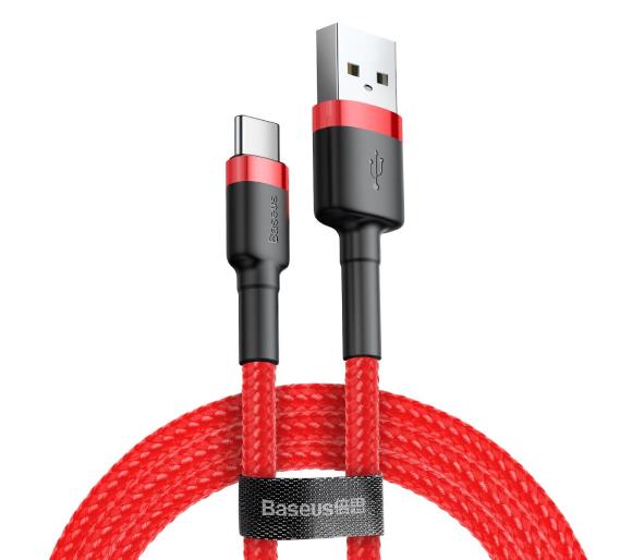 kabel USB Baseus Cafule (typ-C) (czerwony)