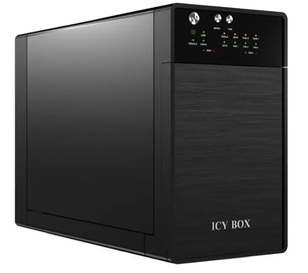 ICY BOX IB-RD3620SU3 Czarny