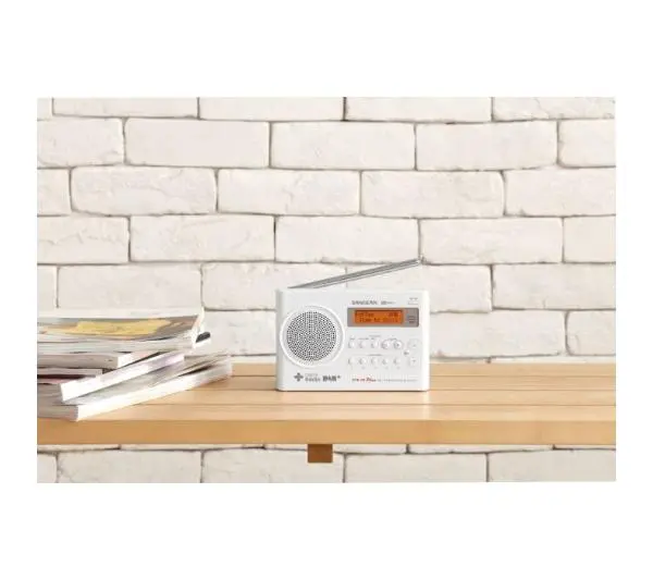 Sangean TRAVELLER 690 DPR-69 Radio FM DAB+ Biały - Kup na Raty - RRSO 0%