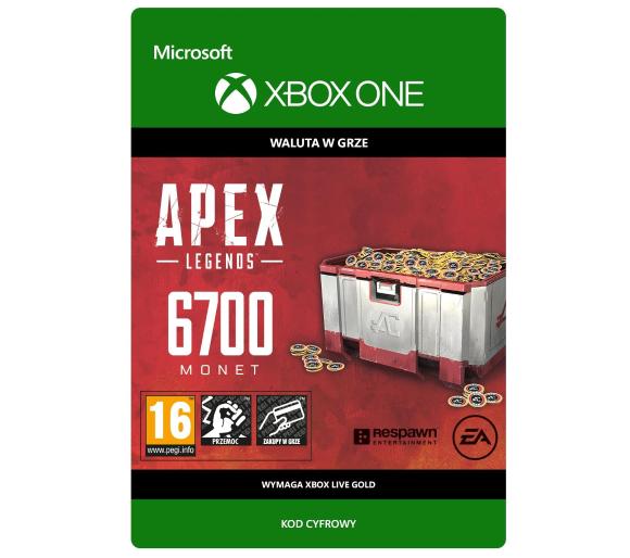 kod aktywacyjny Apex Legends - 6700 monet [kod aktywacyjny] Xbox One