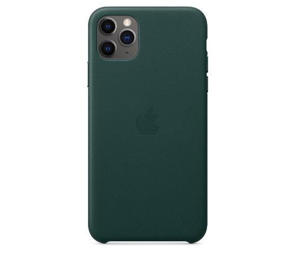etui dedykowane Apple Leather Case iPhone 11 Pro Max MX0C2ZM/A (leśna zieleń)