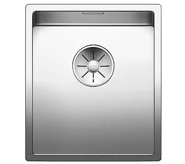 Zlewozmywaki kuchenne - Blanco CLARON 340-U 521571 Stalowy Srebrny
