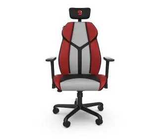 SPC Gear EG450 CL Gamingowy  do 120kg Tkanina Szaro-czerwony - Kup na Raty - RRSO 0%