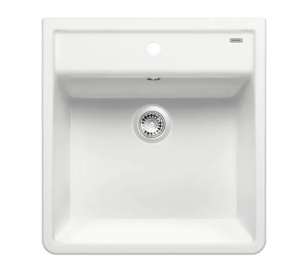 Zlewozmywaki kuchenne - Blanco PANOR 60 514486 1 otwór Ceramiczny Biały połysk