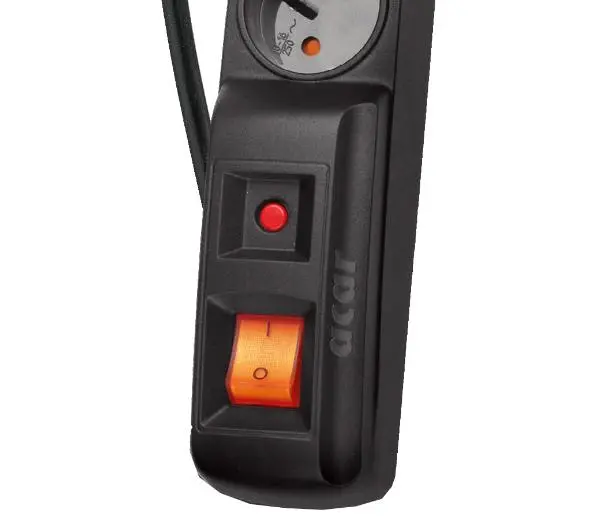 Acar F5 5 gniazd 5m Czarny