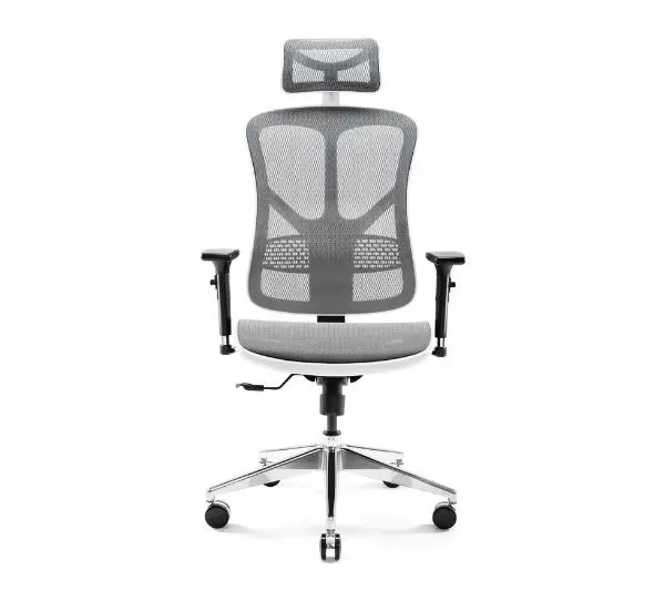Diablo Chairs V-Basic  Normal Size Biurowy do 150kg Tkanina Biało-szary