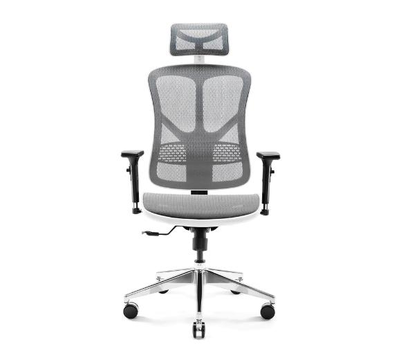 fotel biurowy Diablo Chairs V-Basic  Normal Size (biało-szary)