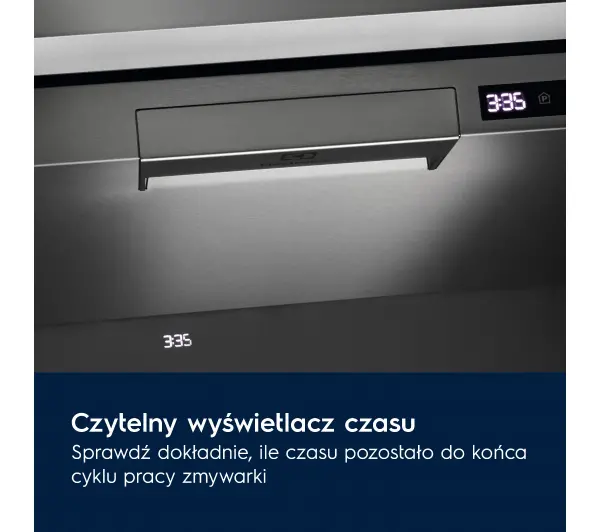 Electrolux 700 GlassCare EEM66331L 44,6cm Automatyczne otwieranie drzwi Szuflada na sztućce - Kup na Raty - RRSO 0%