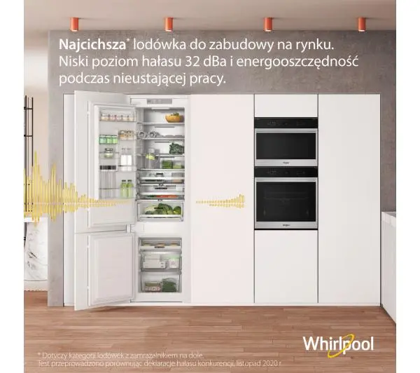 Whirlpool WHC20 T573 P Pełny No Frost 193,5cm Szuflada z kontrolą wilgotności - DRUGI -30%, ALBO 5-TY ZA 1ZŁ - Kup na Raty - RRSO 0%