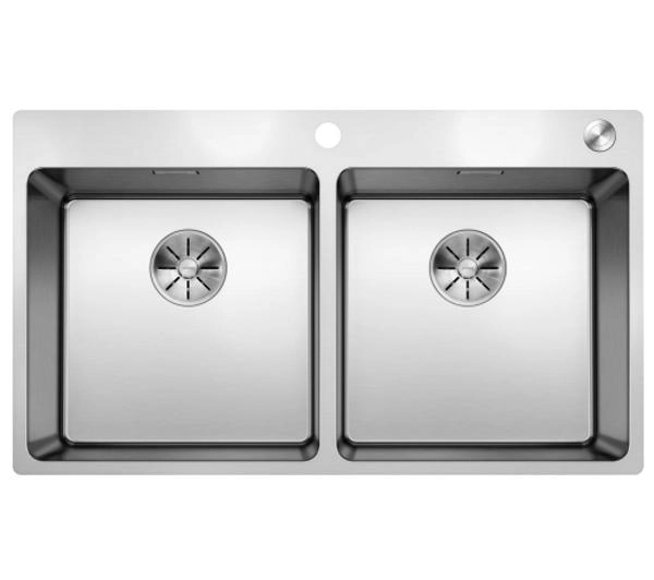 Zlewozmywaki kuchenne - Blanco ANDANO 400/400-IF/A 525249 Stalowy Srebrny