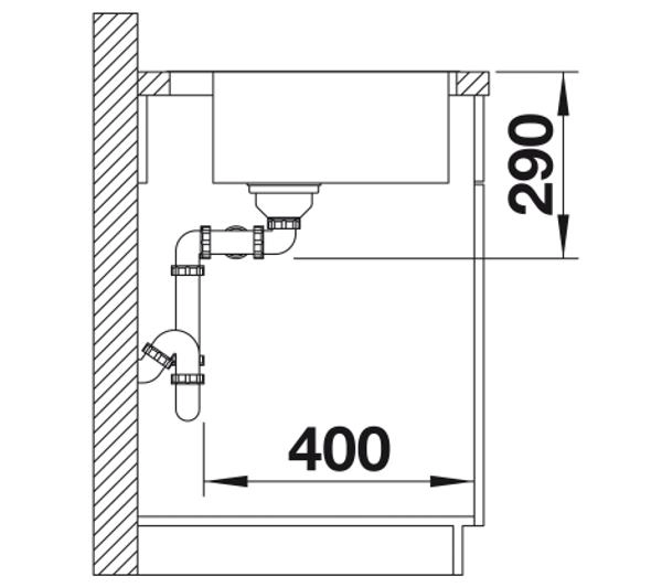 Blanco ANDANO 400/400-IF/A 525249 Stalowy Srebrny - Kup na Raty - RRSO 0%