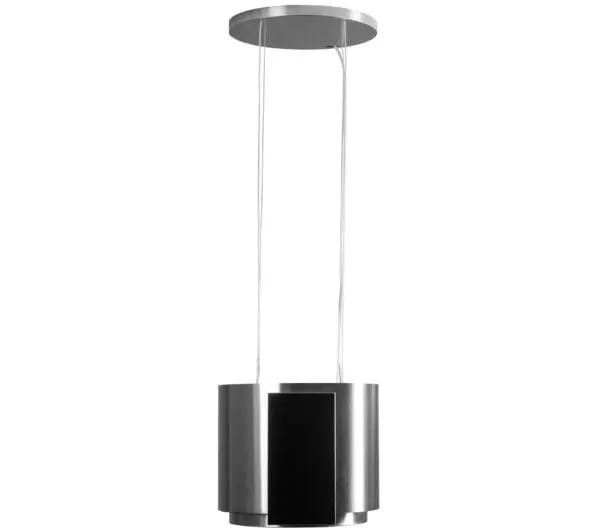 Okap wyspowy VDB Isla Glass (srebrny)