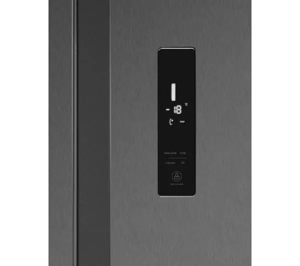 Amica FY5119.3DFBX Pełny No Frost 177cm Komora świeżości Czarny Inox - Kup na Raty - RRSO 0%