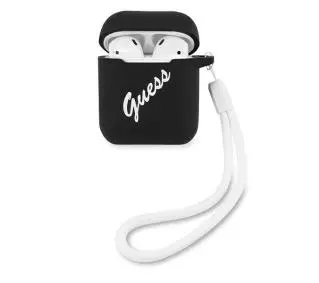 Guess GUACA2LSVSBW Vintage AirPods Czarny/Biały