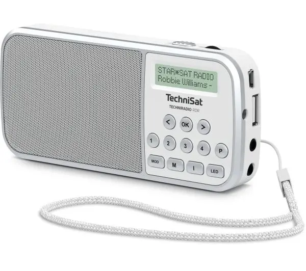 TechniSat TechniRadio RDR Radio FM DAB+ Biały