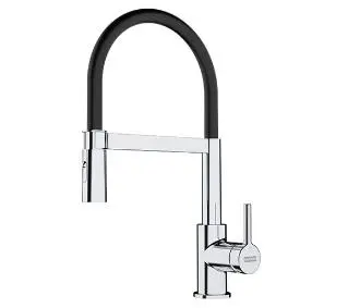 Franke Lina Semi-Pro Chrom/Czarny Mosiądz - DRUGI -30%, ALBO 5-TY ZA 1ZŁ - Kup na Raty - RRSO 0%