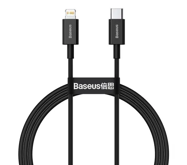 Baseus Superior Series 20W PD 2m Czarny