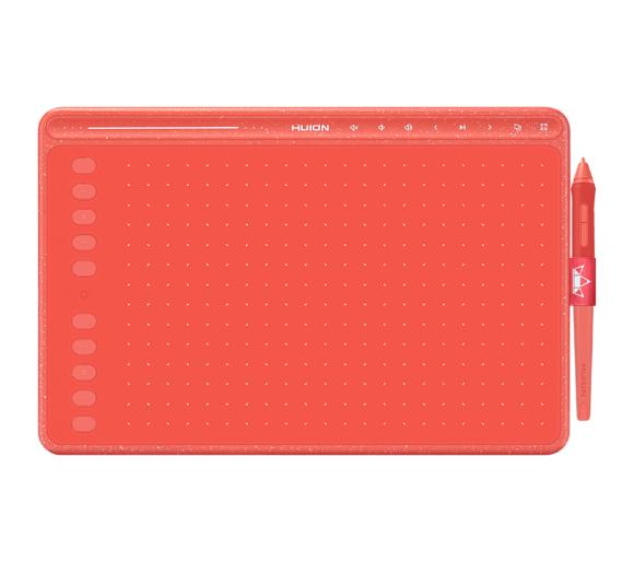 tablet graficzny Huion HS611 (czerwony)