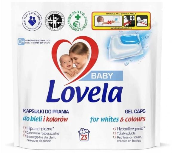 kapsułki piorące Lovela Baby do bieli i kolorów 23 szt.