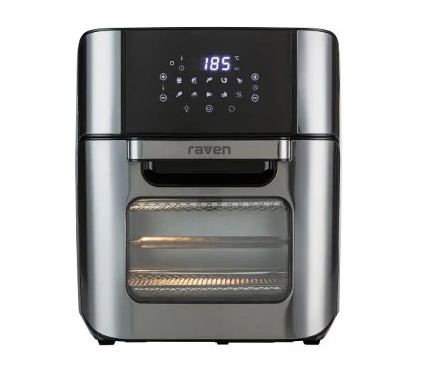 Frytkownice - Raven EFN004 Frytkownica niskotłuszczowa 1800W 12l, 8w1, 10 programów automatycznych